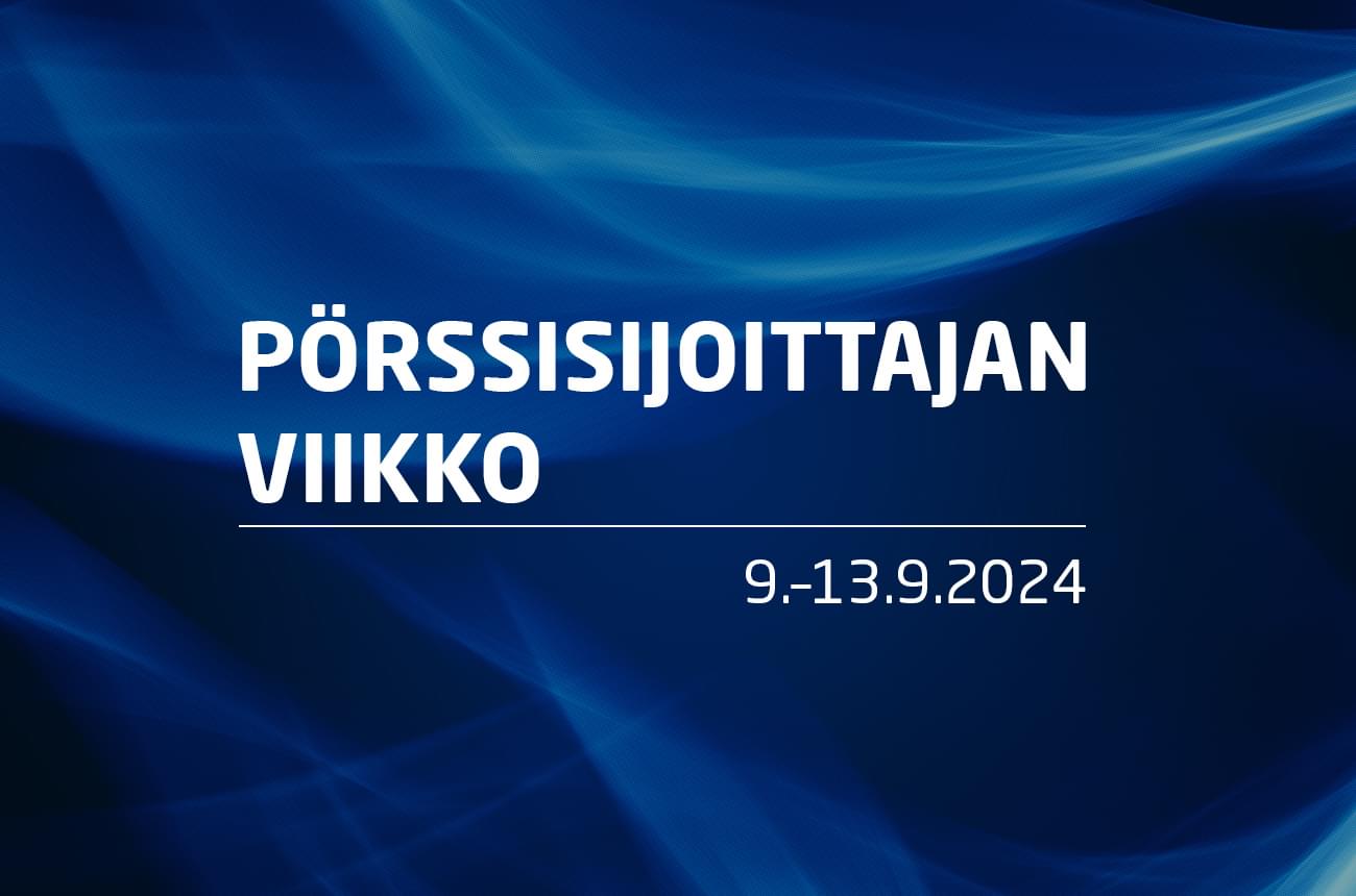Porssisijoittajan viikko 2024 event