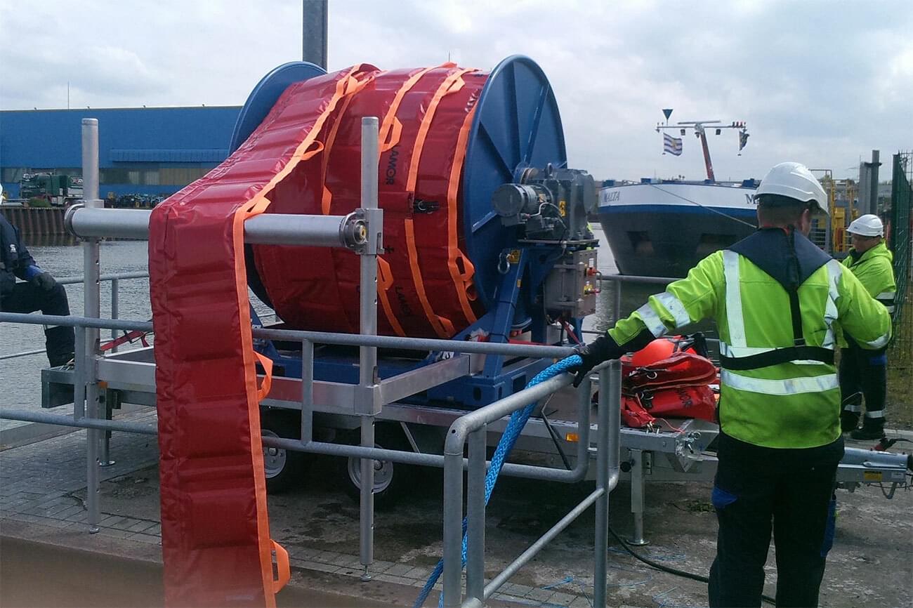 Lamor OSR equipment goes electric