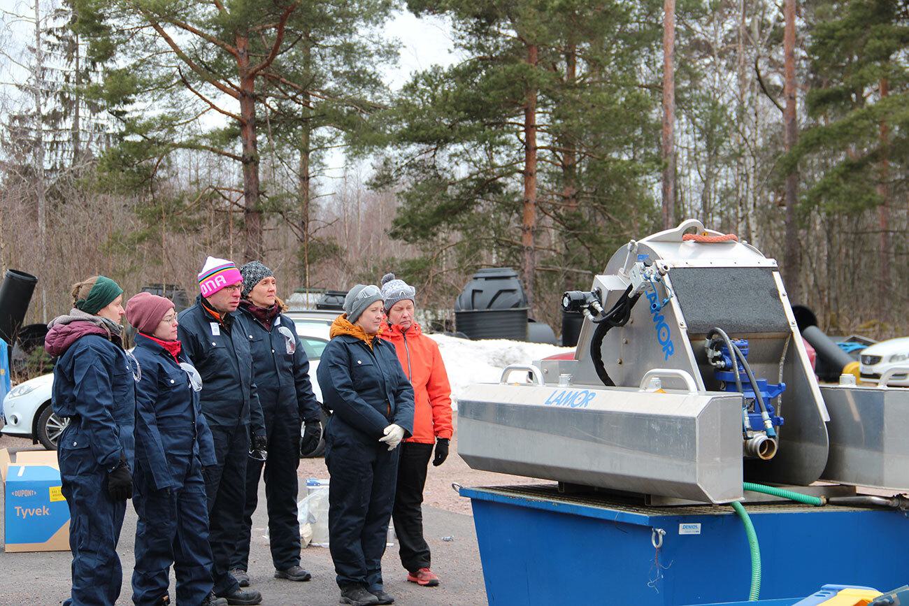 WWF Finland & Lamor oil spill response training