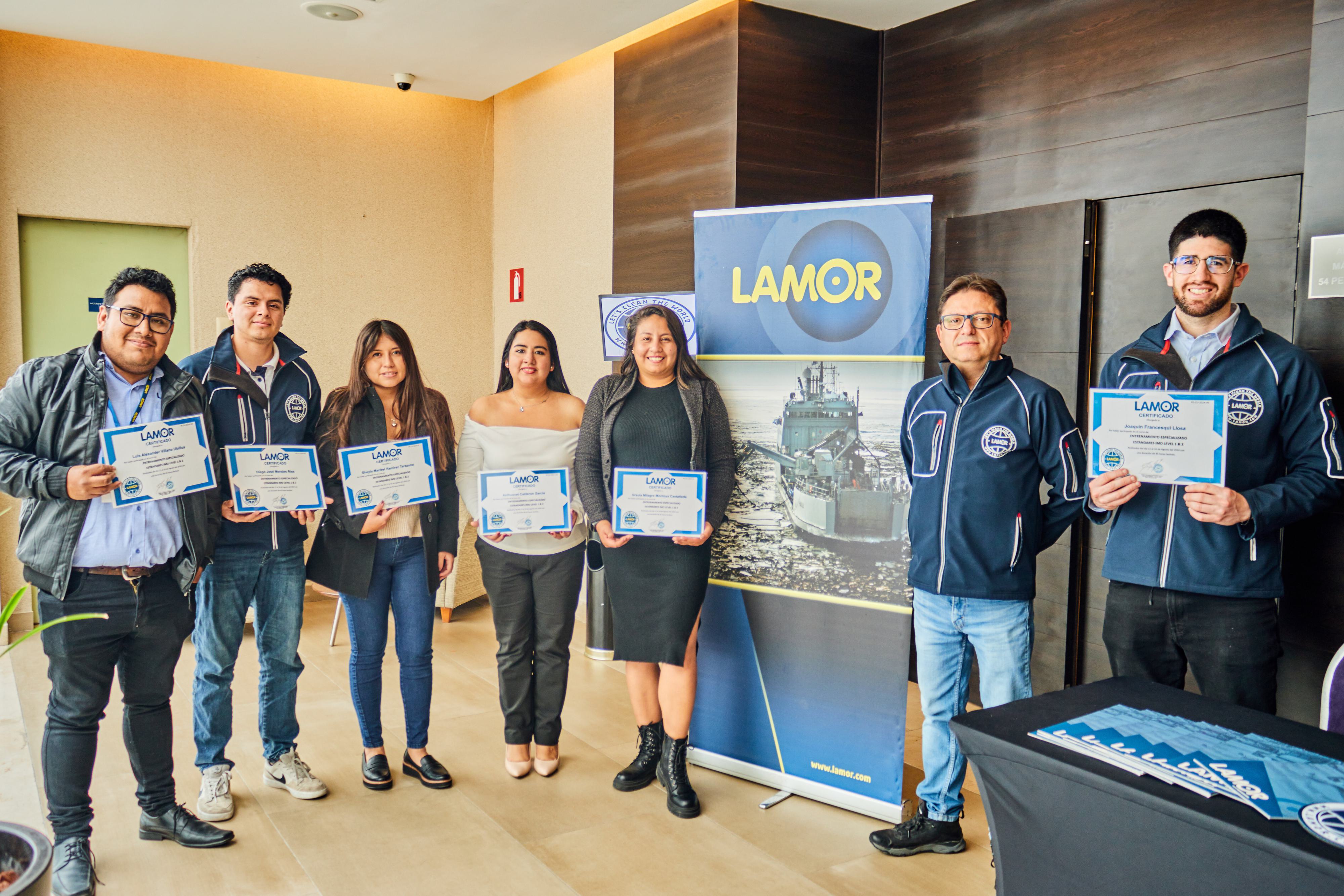 OPRC (IMO) Level 1 and 2 certificates Peru