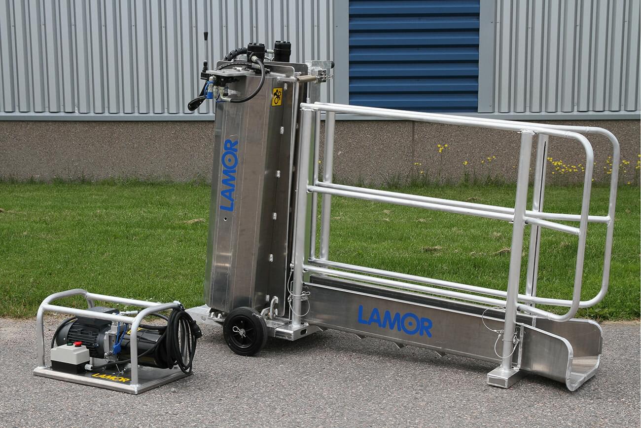 Rapid boom recovery unit display