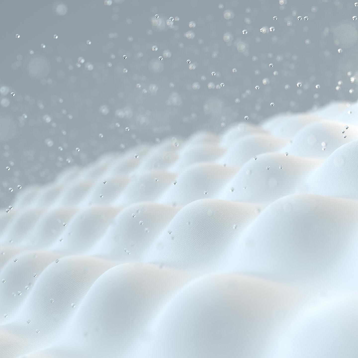 White absorbent pad